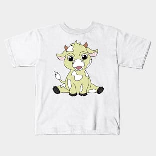 Yellow cow Kids T-Shirt